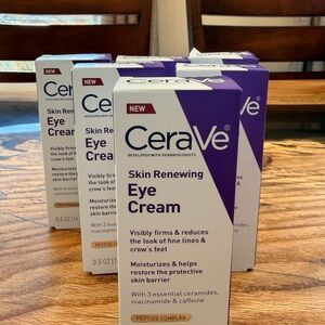 CeraVe Skin Renewing Eye Cream Bundle (5) New In Box